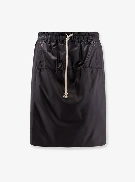 Moncler + Rick Owens Kiltshorts With Drawstring Black