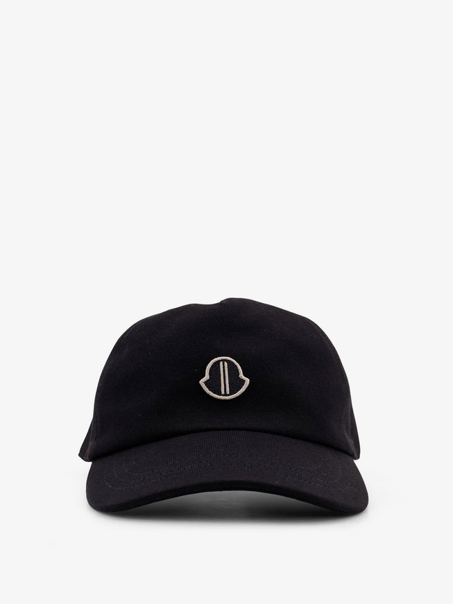 Moncler + Rick Owens Cotton Baseball Hat Uni Black