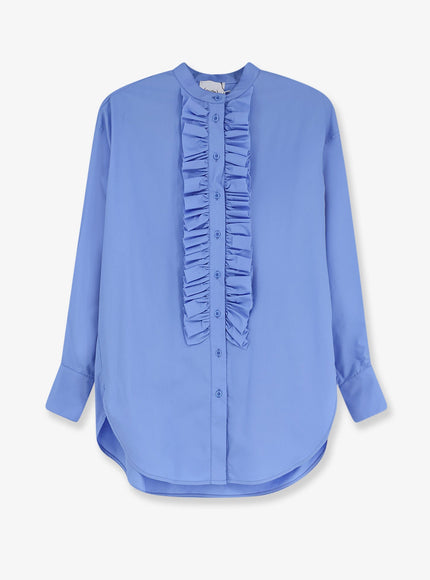 Nude Oversize Cotton Shirt Sky