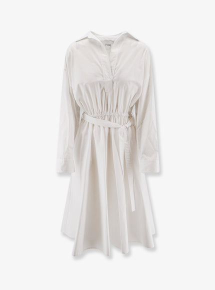 Nude Polo Cotton Dress Offwhite
