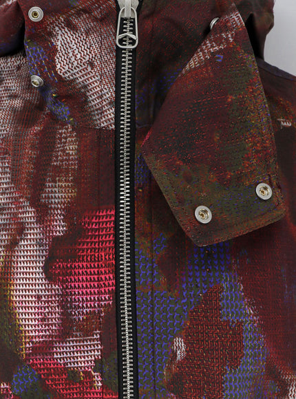 Oamc Peacemaker Technical Multicolor Cotton Jacket