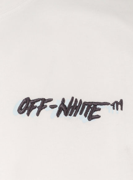 Off White Cotton T-Shirt