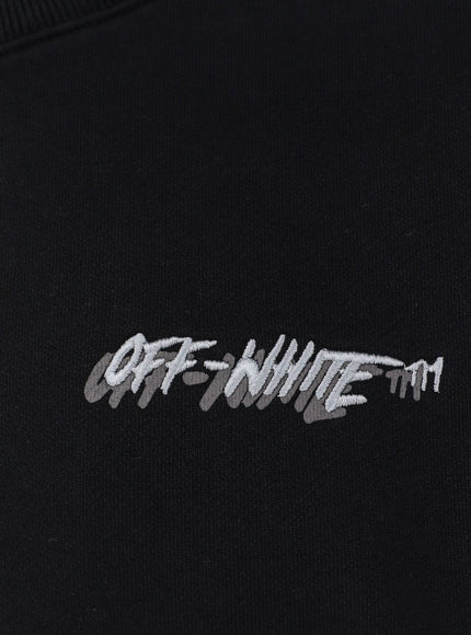 Off White Cotton Sweatshirt