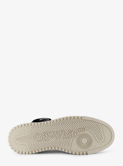 Off White 3.0 Court High Top Leather Sneakers