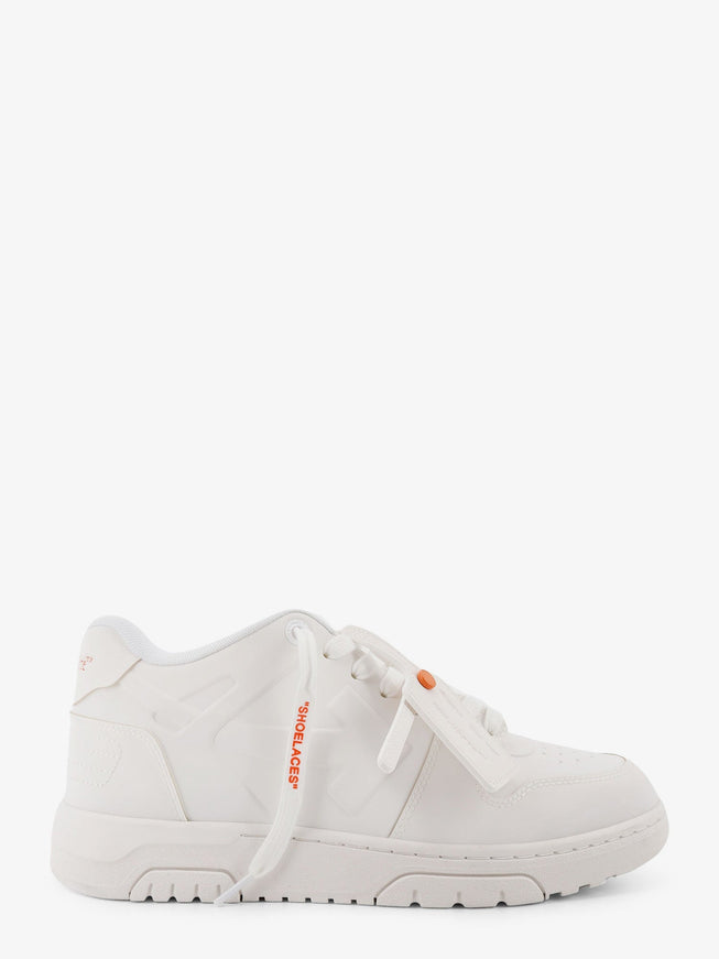 Off White Out Of Office Molded Leather Sneakers Molded White