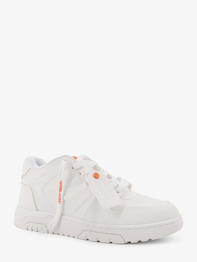 Off White Out Of Office Molded Leather Sneakers