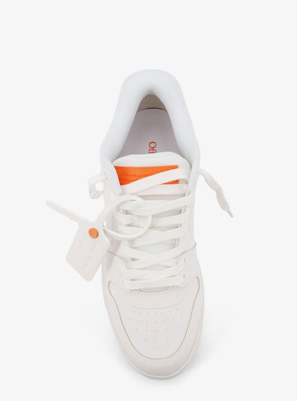 Off White Out Of Office Molded Leather Sneakers