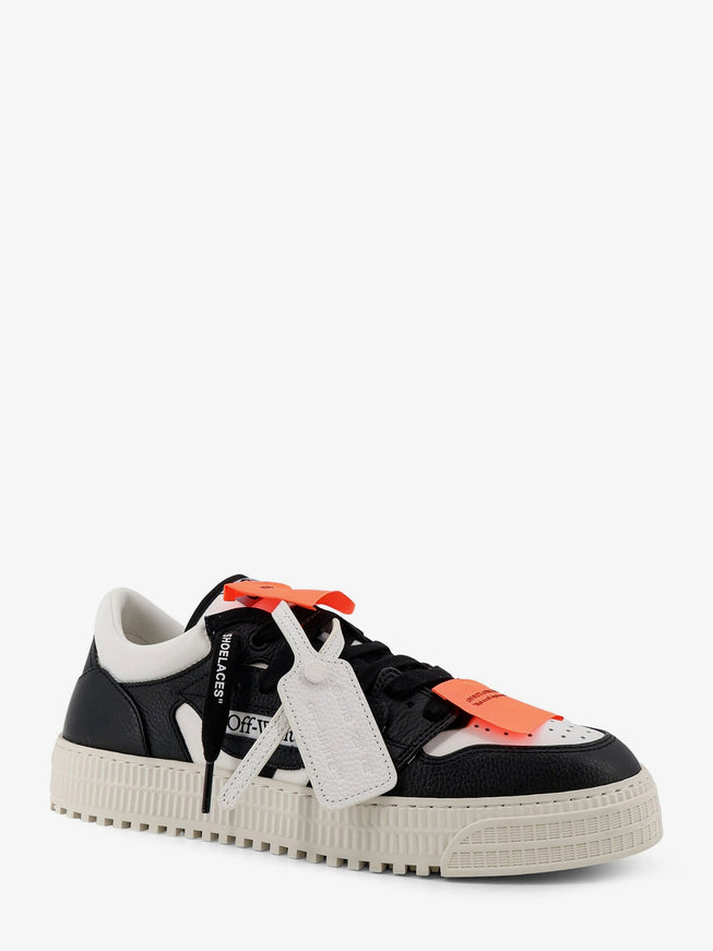 Off White 3.0 Court Low Top Leather Sneakers