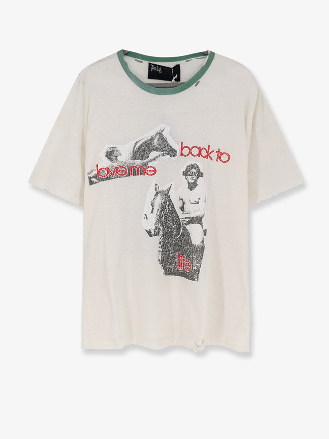 Paly Cotton T-Shirt White