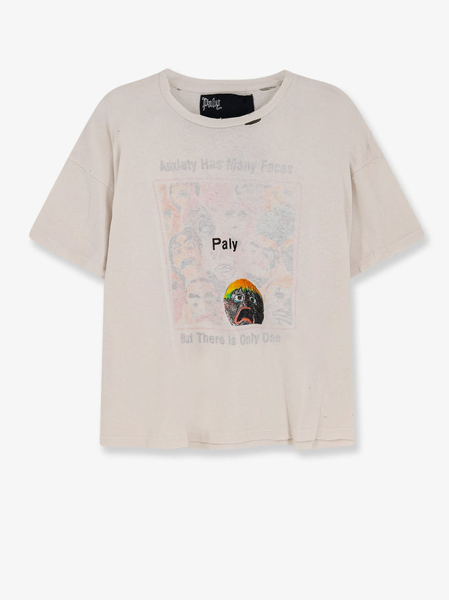 Paly Anxiety Cotton T-Shirt White