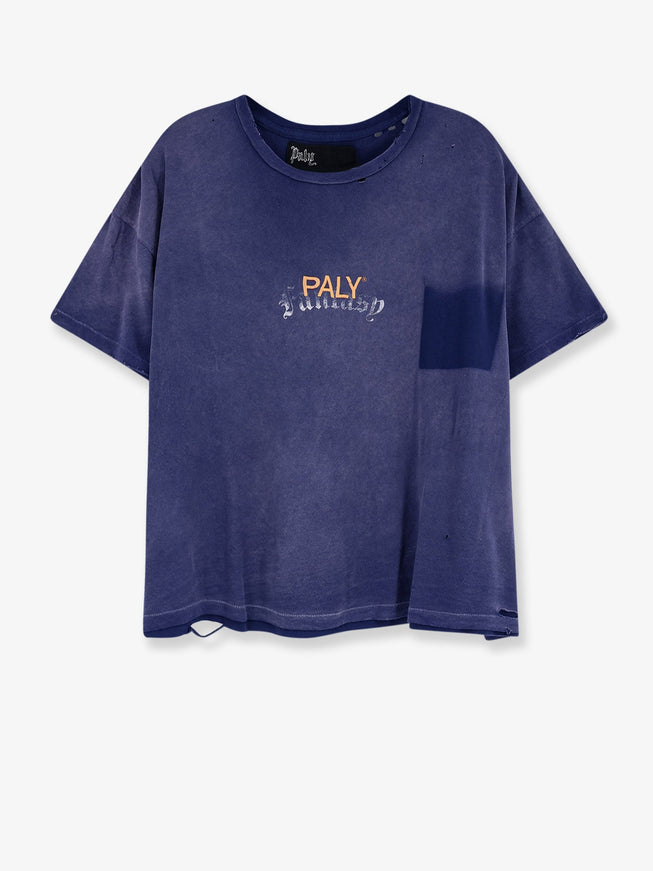 Paly Core Logo Cotton T-Shirt Navy