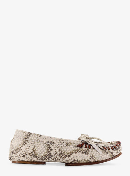 Paris Texas Indiana Suede Loafers Naturale