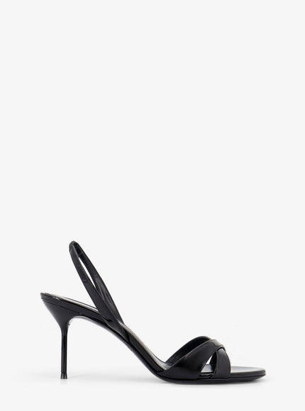 Paris Texas Lidia Patent Leather Sandals Black