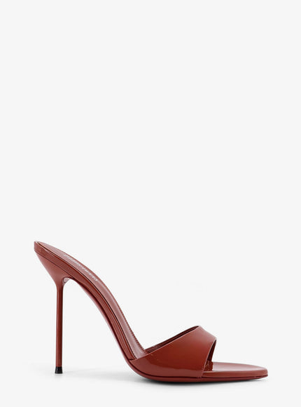 Paris Texas Lidia Patent Leather Sandals Desert Rose