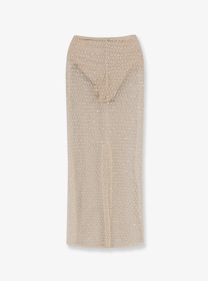 Patbo Crochet Bloom Long Skirt
