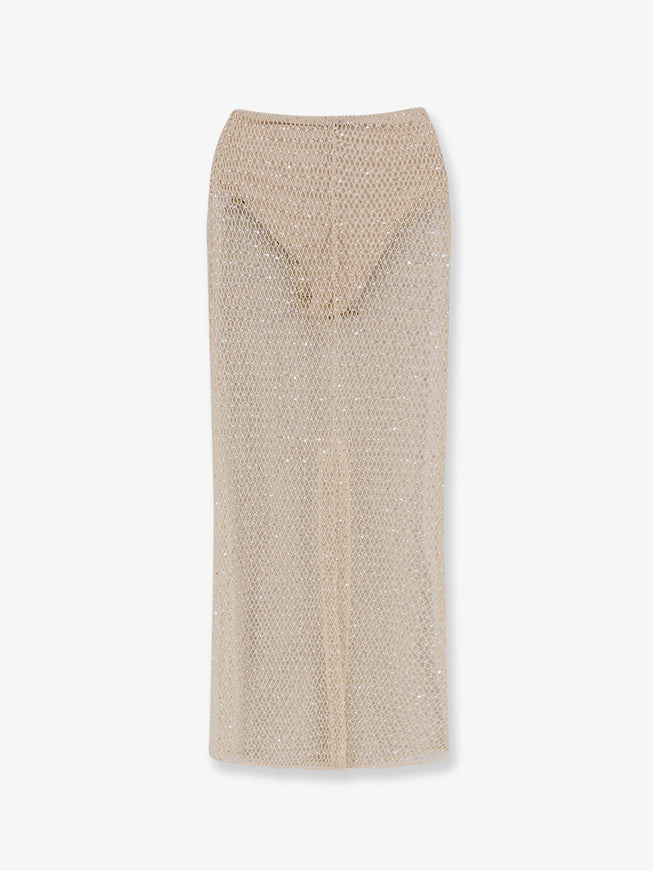 Patbo Crochet Bloom Long Skirt