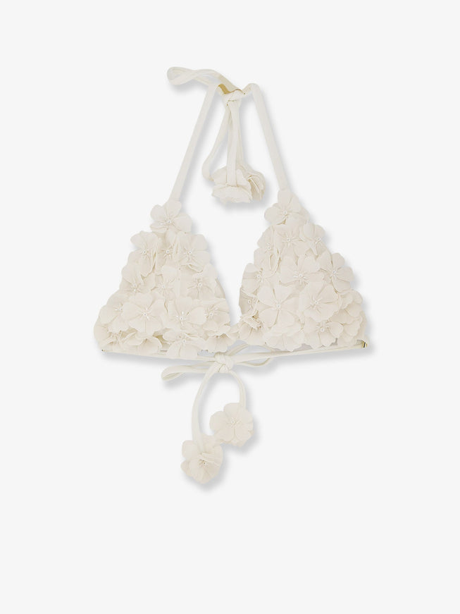 Patbo Lycra Bikini Top Offwhite
