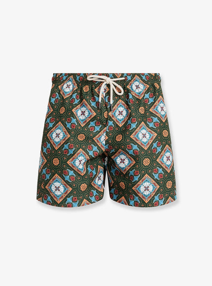 Peninsula Montecristo Recycled Polyester Swim Trunks Marrone