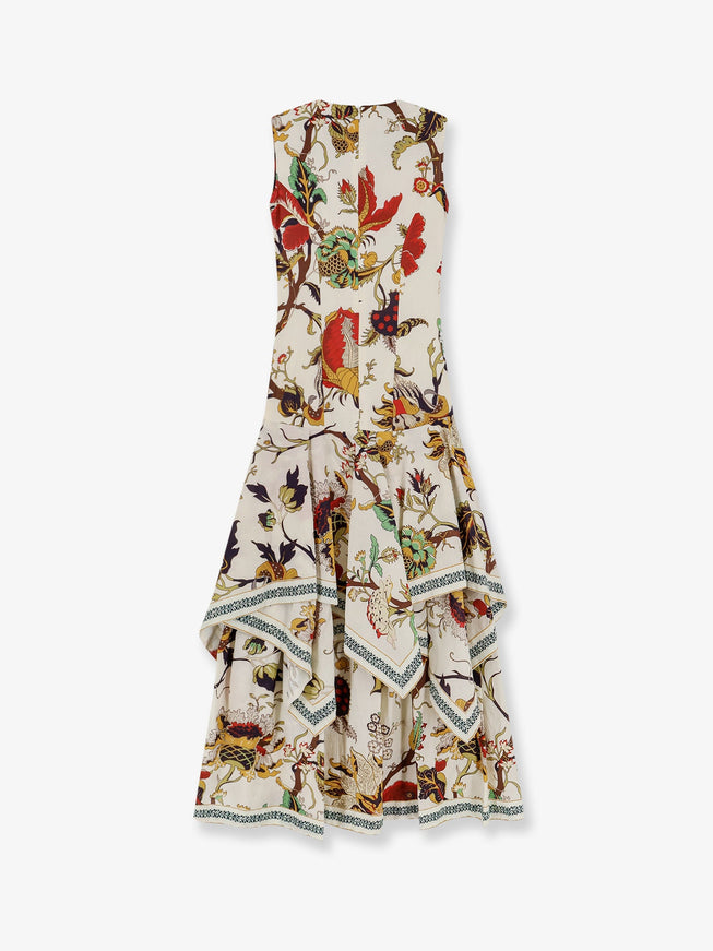 Philippa 1970 Cova Multicolor Cotton Dress