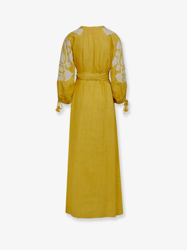 Philippa 1970 Keyra Linen Long Dress