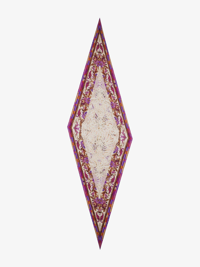 Pierre-Louis Mascia Silk Foulard Uni Rosa