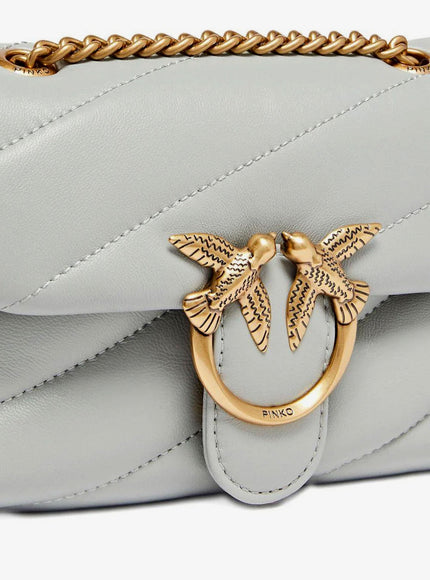Pinko Baby Love Puff Leather Crossbody Bag