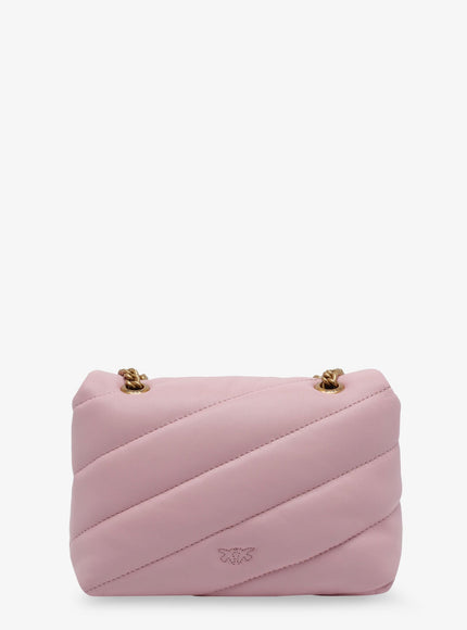 Pinko Baby Love Puff Leather Crossbody Bag