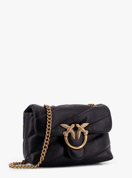 Pinko Baby Love Puff Leather Crossbody Bag