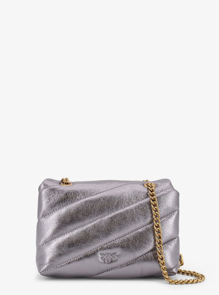 Pinko Baby Love Puff Leather Crossbody Bag