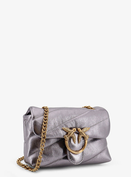 Pinko Baby Love Puff Leather Crossbody Bag