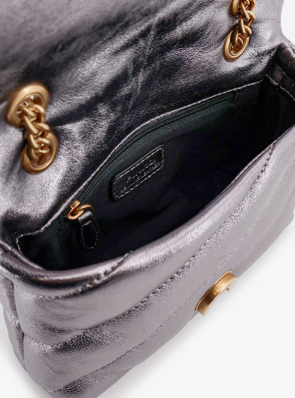 Pinko Baby Love Puff Leather Crossbody Bag