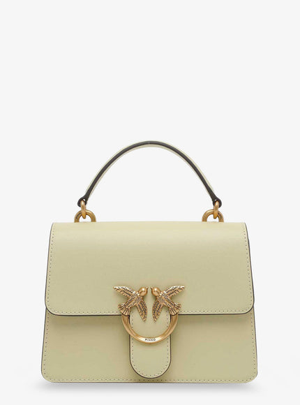 Pinko Love One Leather Crossbody Bag Uni Giallo