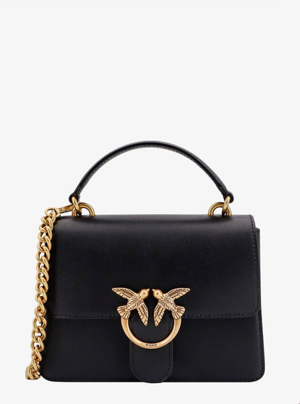 Pinko Love One Leather Crossbody Bag Uni Nero