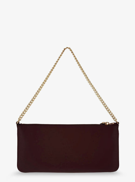 Pinko Horizontal Flat Leather Crossbody Bag