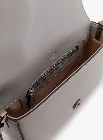 Pinko Mini Love Bag Leather Crossbody Bag