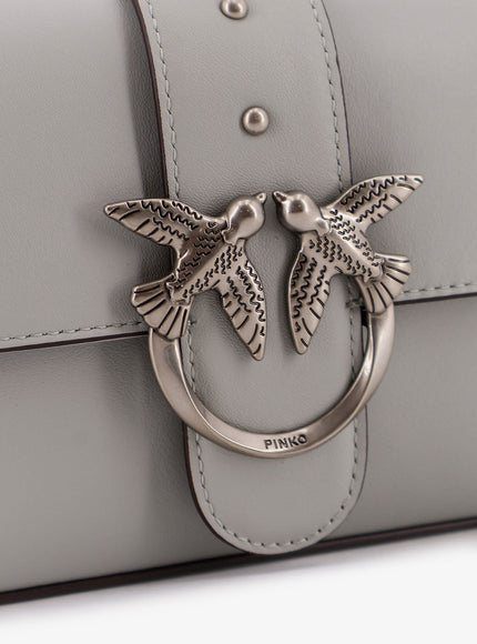Pinko Mini Love Bag Leather Crossbody Bag