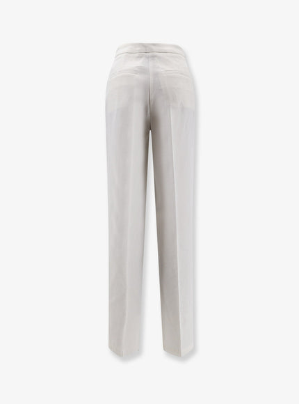 Pinko Jacopone Linen And Viscose Trousers