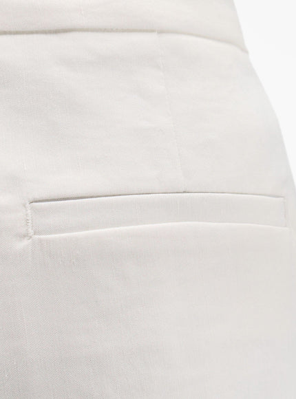 Pinko Jacopone Linen And Viscose Trousers
