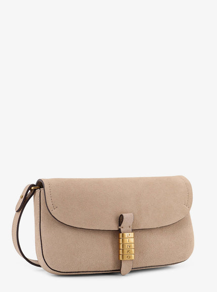 Pinko Saddle Flat Leather Crossbody Bag