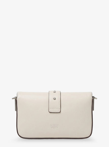 Pinko Baby Love Bag One Slouchy Leather Crossbody Bag