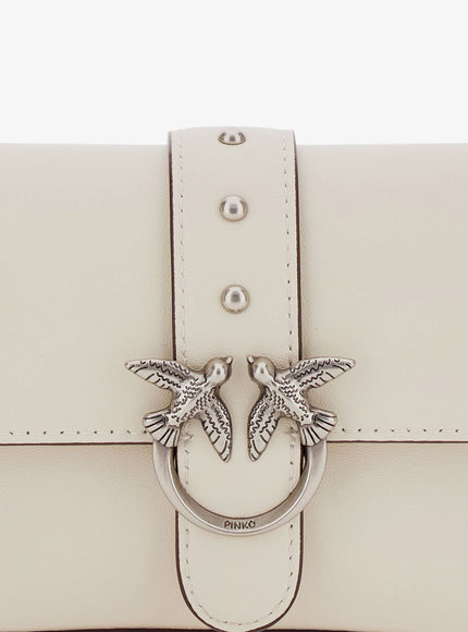 Pinko Baby Love Bag One Slouchy Leather Crossbody Bag