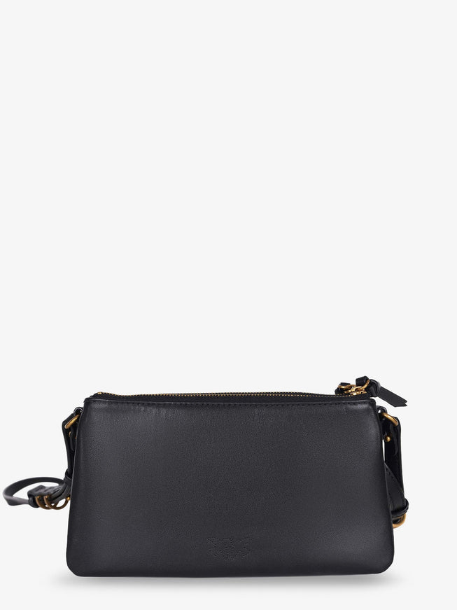 Pinko Baby Love Bag One Slouchy Leather Crossbody Bag