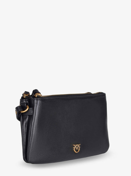Pinko Baby Love Bag One Slouchy Leather Crossbody Bag