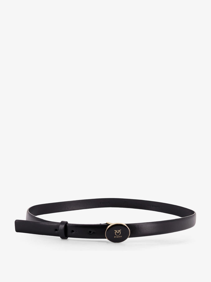 Pinko Leather Belt Nero