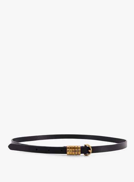 Pinko Leather Belt Nero