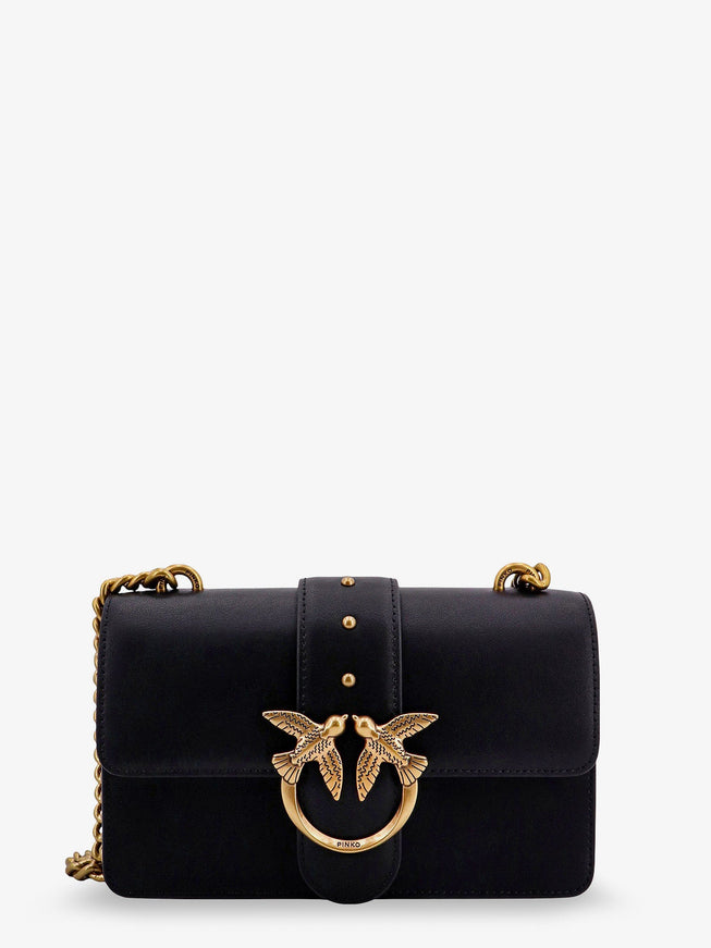 Pinko Love One Mini Leather Crossbody Bag Uni Nero