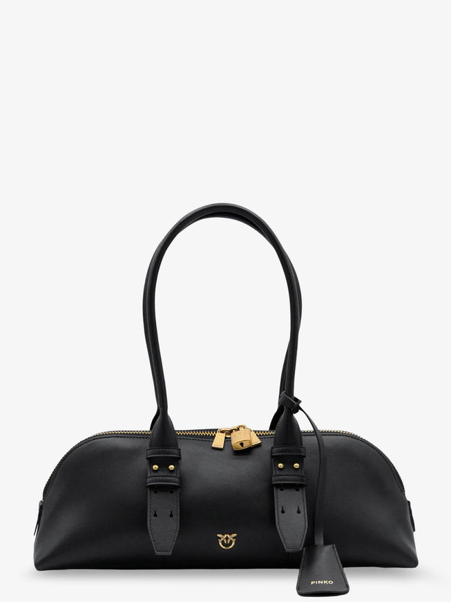 Pinko Escape Bag Leather Shoulder Bag Uni Nero