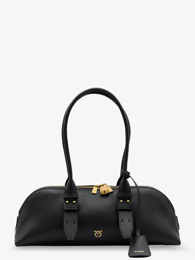 Pinko Escape Bag Leather Shoulder Bag Uni Nero
