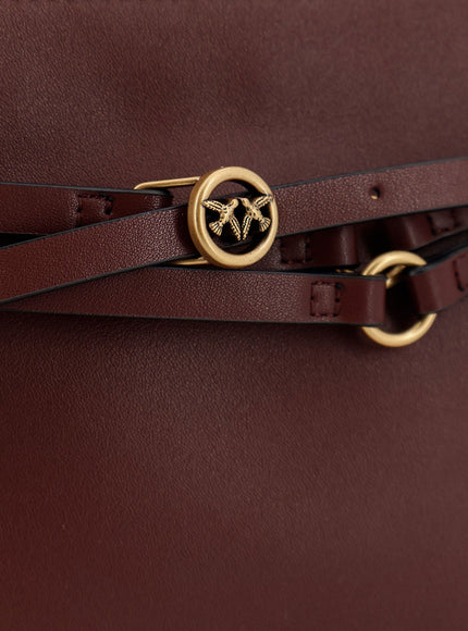 Pinko Leather Belt Bag Crossbody Bag