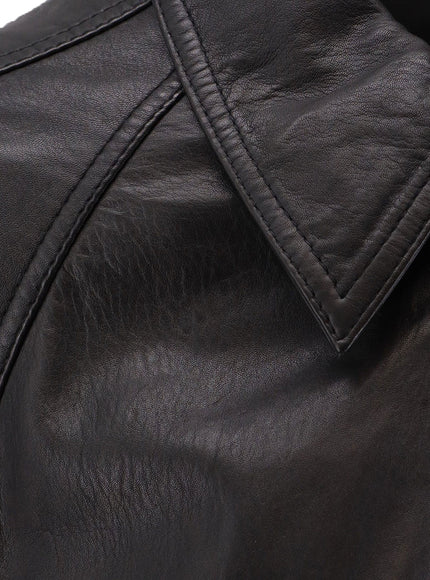 Pinko Barbra Leather Jacket